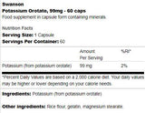 Potassium Orotate 99 mg 60 κάψουλες