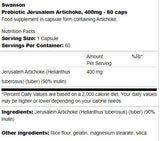 Prebiotic Jerusalem Artichoke 400 mg 60 κάψουλες