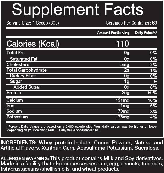 Premium Iso Whey 1000 γραμμάρια