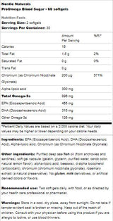 Sugar Proomega - 60 softgels