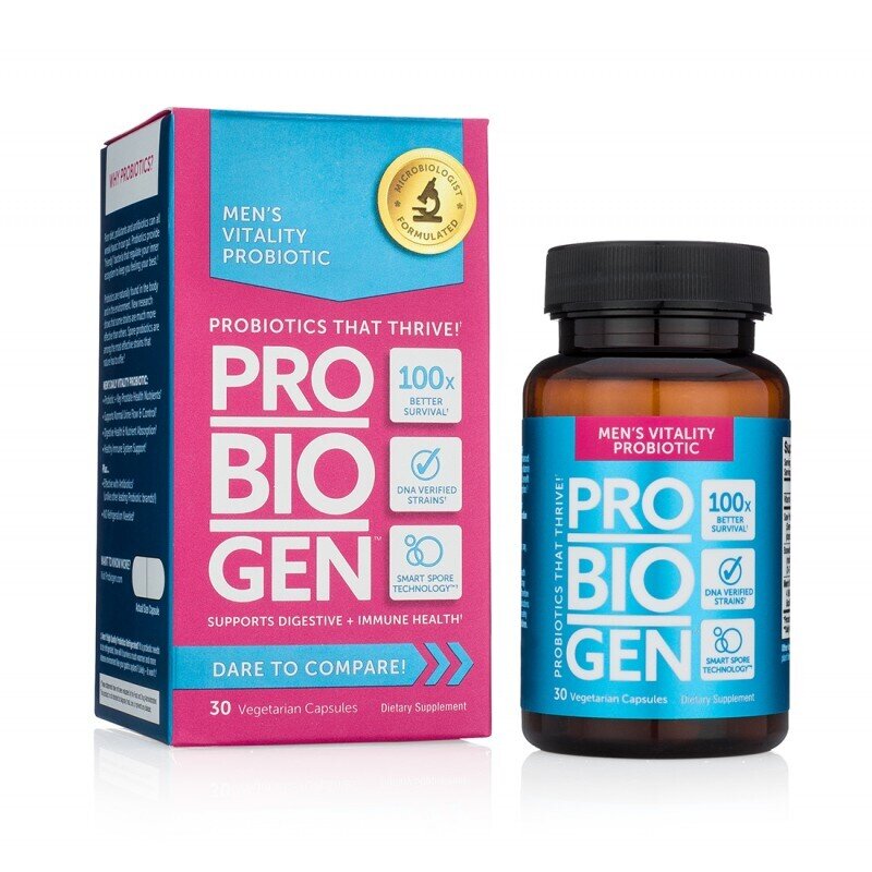 <tc>Probiogen</tc> Προβιοτικό Men`s Vitality - Προβιοτικό για Άνδρες - 30 κάψουλες