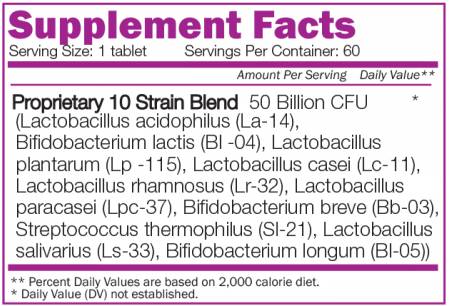 Probiotic 50 δισεκατομμύρια - 60 δισκία