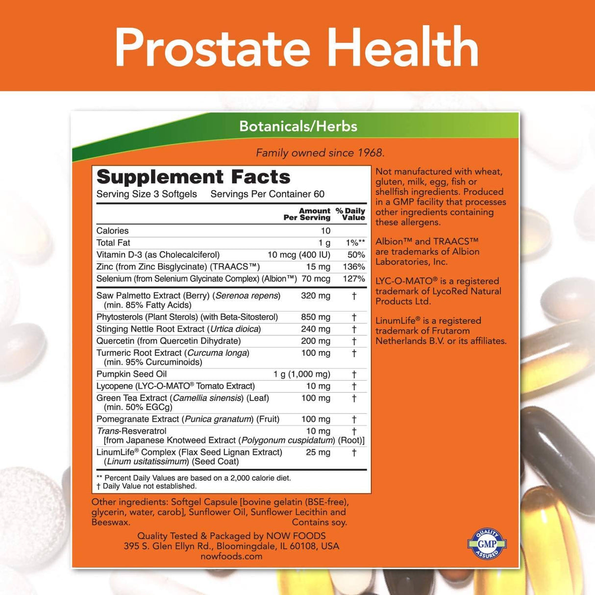 Prostate Health - 180 κάψουλες gel