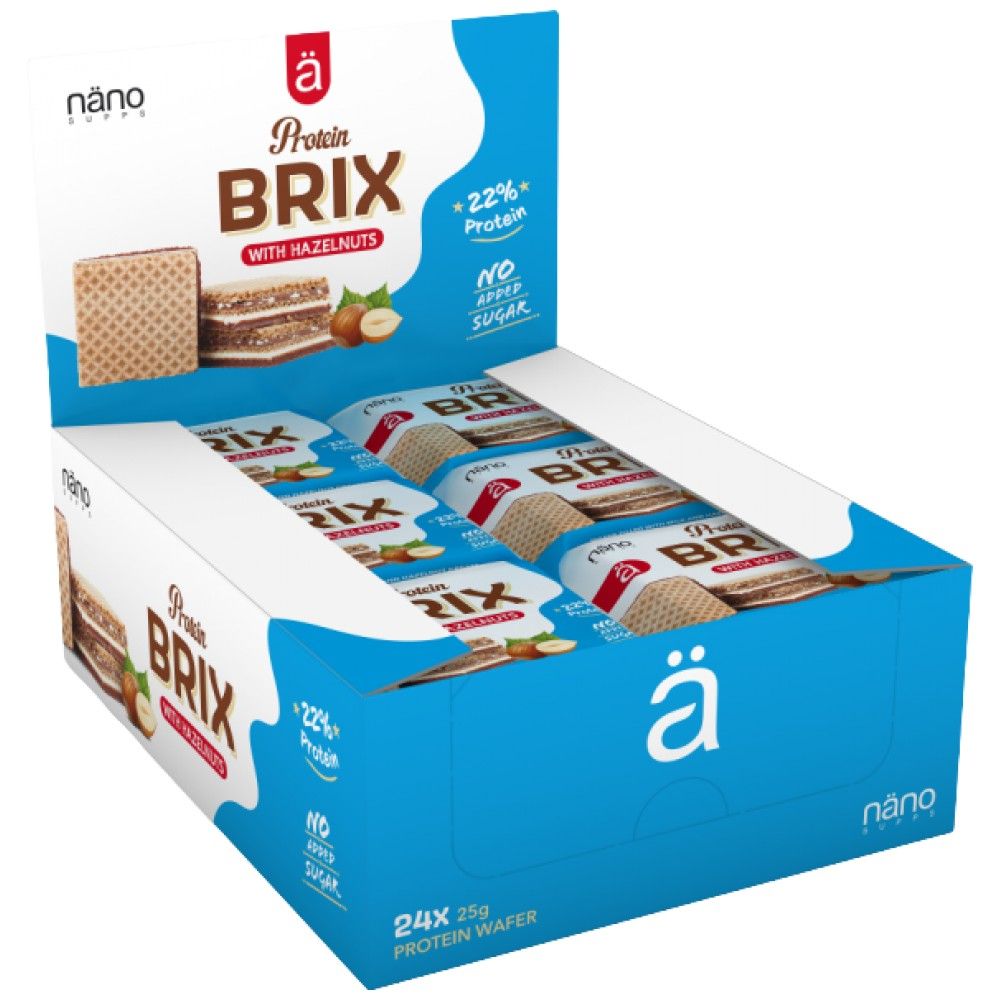 Πρωτεΐνη brix με φουντούκια - 24 x 25 γραμμάρια