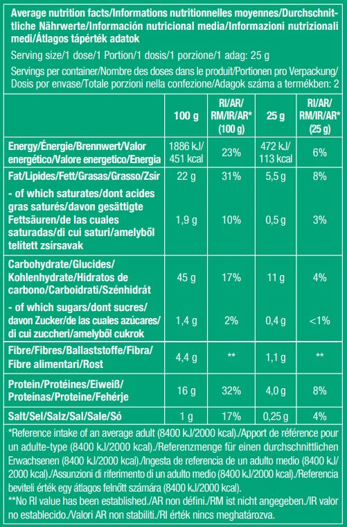Τσιπς πρωτεϊνικής τορτίγιας/50 γρ