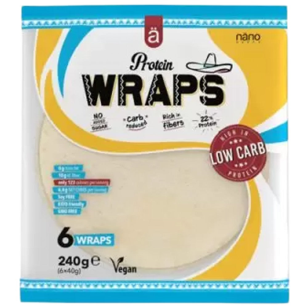Περιτυλίγματα πρωτεΐνης | Χαμηλή Tortillas Carb - 240 γραμμάρια
