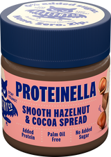 Proteinella φουντούκι και κακάο 200 g - υγρή σοκολάτα χωρίς προστιθέμενη ζάχαρη και χωρίς φοινικέλαιο