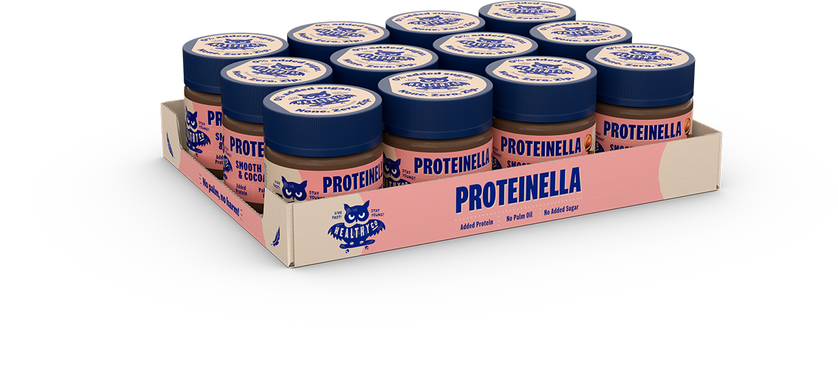 Proteinella φουντούκι και κακάο 200 g - υγρή σοκολάτα χωρίς προστιθέμενη ζάχαρη και χωρίς φοινικέλαιο