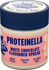 Proteinella White Chocolate 200 g - υγρή λευκή σοκολάτα χωρίς προστιθέμενη ζάχαρη και χωρίς φοινικέλαιο