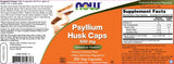 Psyllium Husk Caps 500 mg - 200 κάψουλες