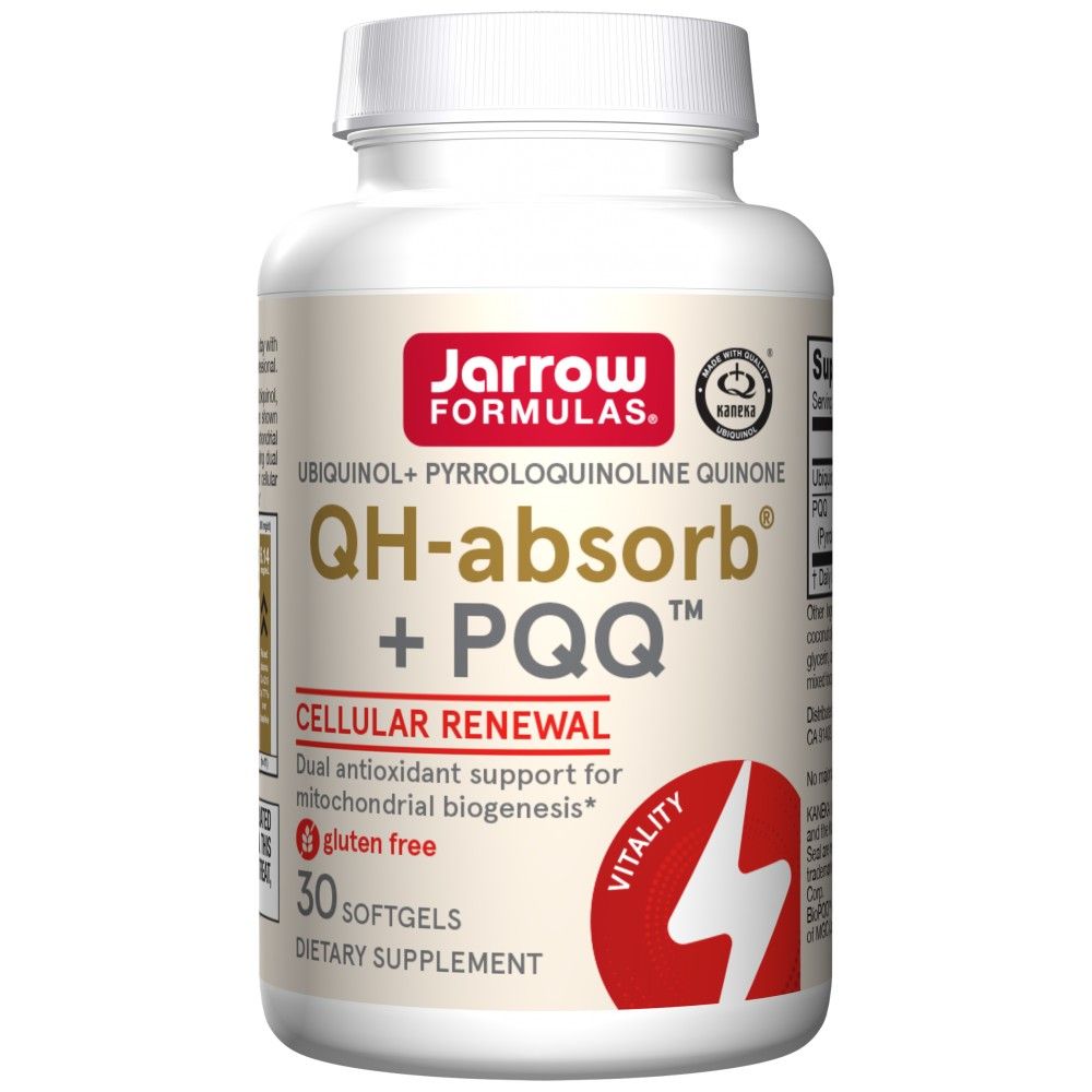 QH + PQQ (ubiquinol + pyrroloquinoline quinone) - 30 κάψουλες gel