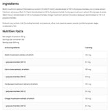 Quatro Mushroom Powder | Lion's Mane ~ Reishi ~ Cordyceps ~ Chaga 100 γραμμάρια