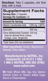 Σύμπλεγμα quercetin 500mg./50 καπάκια.