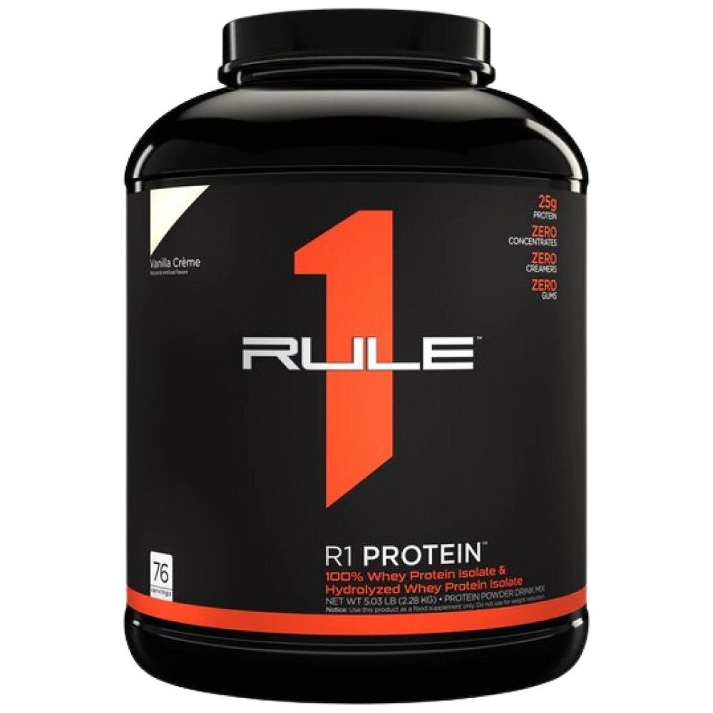 R1 πρωτεΐνη | 100% Whey απομόνωση & υδρολύματα ορού γάλακτος - 2196-2280 γραμμάρια
