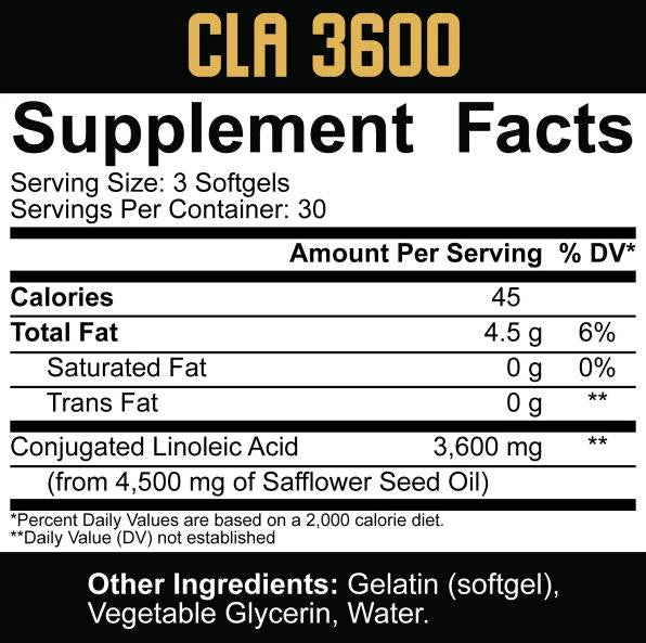 CLA 3600 | Σειρά πυρήνα - 90 softgels