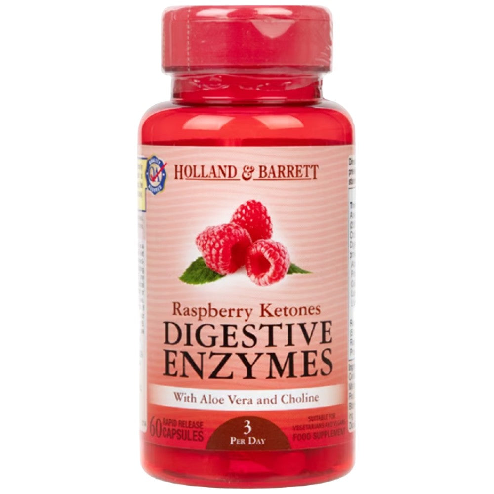 Τα πεπτικά ένζυμα Raspberry Ketones - 60 κάψουλες