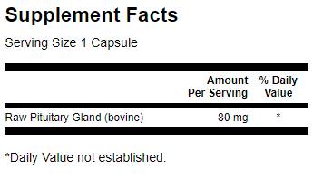 Raw Pituitary Glandular 60 κάψουλες