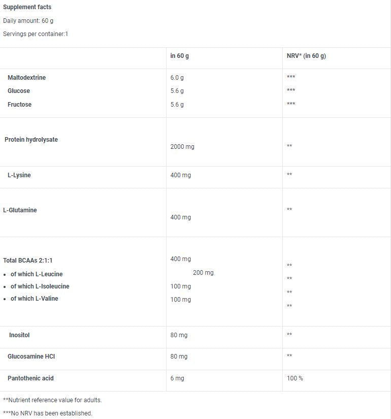 Recovery Gel Box/24 x 60 γρ