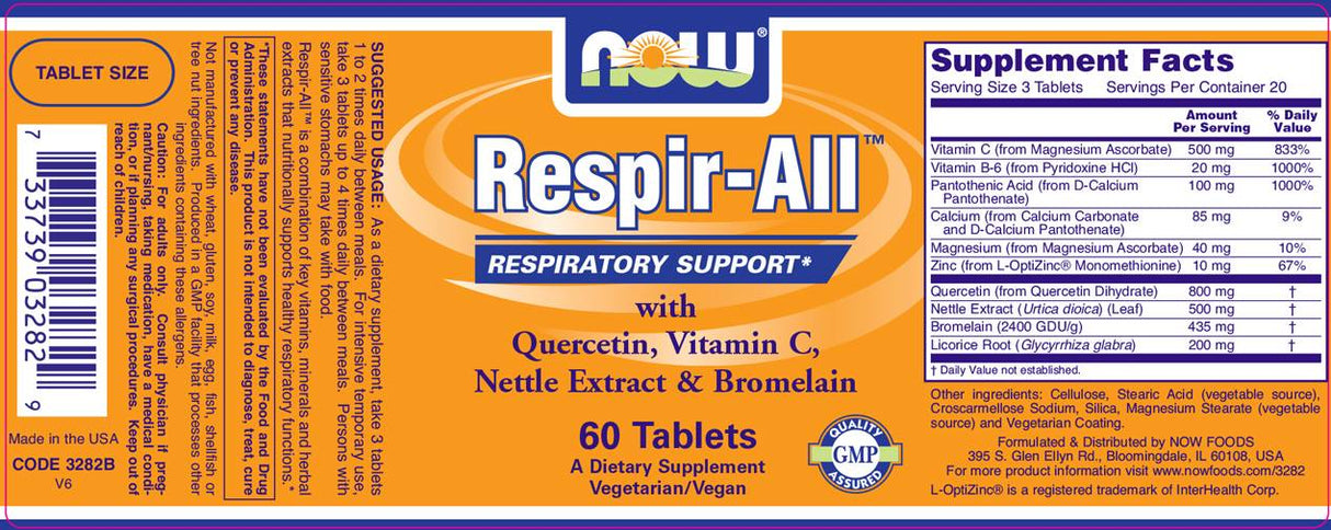 Respir-All - 60 Δισκία