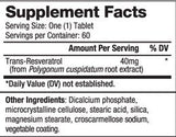 Resveratrol 40 mg/60 καπάκια