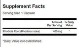 Ρίζα Rhodiola Rosea 400 mg - 100 κάψουλες