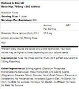 Rose Hip 750 mg - 240 Δισκία