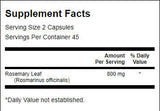 Rosemary 400 mg - 90 κάψουλες