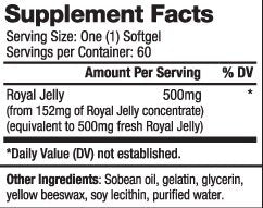 Βασιλικό ζελέ 500 mg/60 softgels