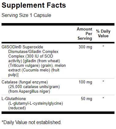 SOD Gliadin Complex 60 κάψουλες