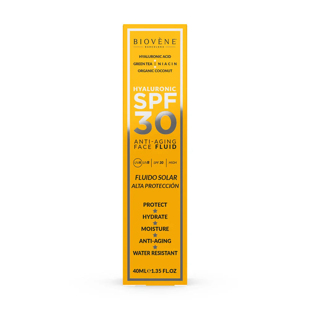 Ενυδατικό αντηλιακό προσώπου SPF 30 με αντιγηραντικό υαλουρονικό οξύ - 40 ml