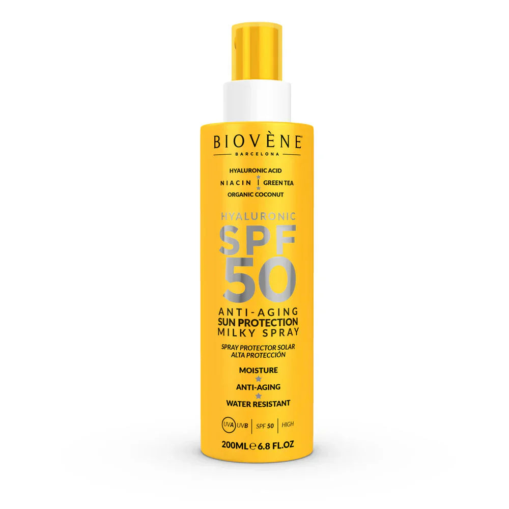 Αντηλιακό προσώπου και σώματος SPF 50 με αντιγηραντικό υαλουρονικό οξύ - 200 ml