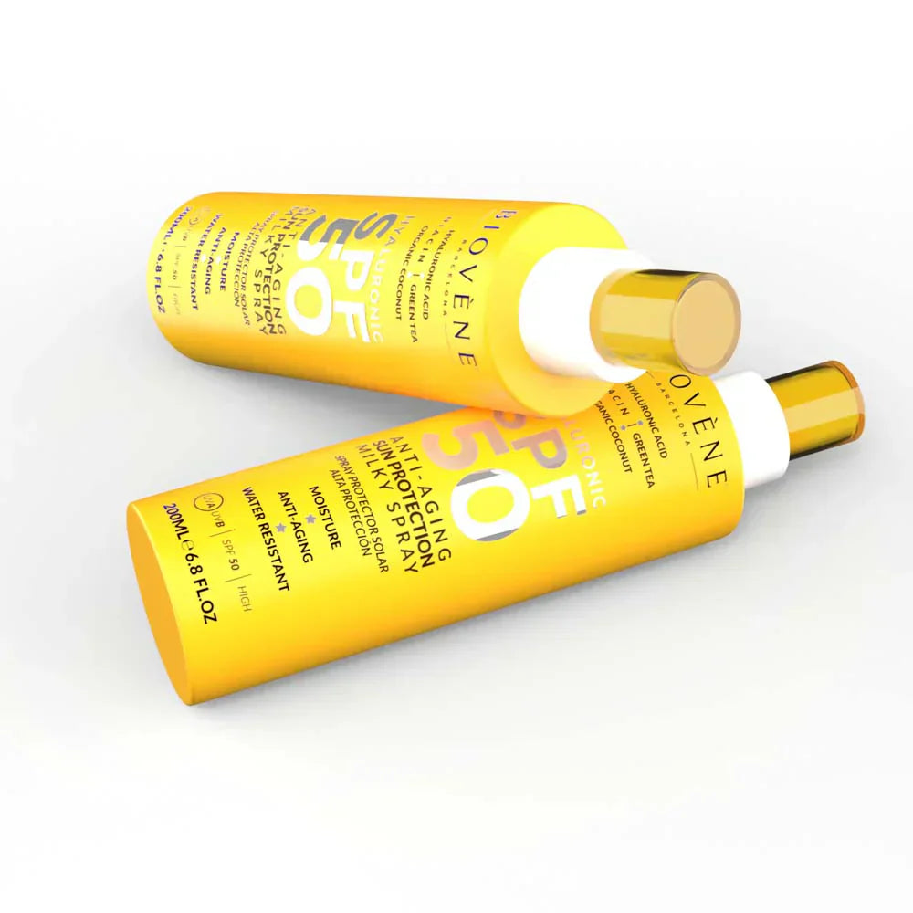 Αντηλιακό προσώπου και σώματος SPF 50 με αντιγηραντικό υαλουρονικό οξύ - 200 ml