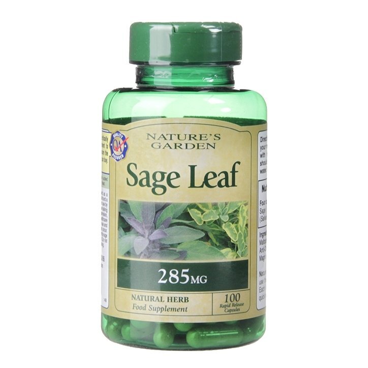Salvia (Sage Leaf) (Sage) 285mg 100 Capsules Holland & Barrett