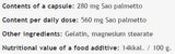 Saw Palmetto 280 mg - 100 κάψουλες