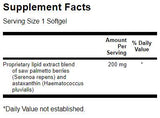 Saw Palmetto/Astaxanthin Prostate Complex 60 κάψουλες gel