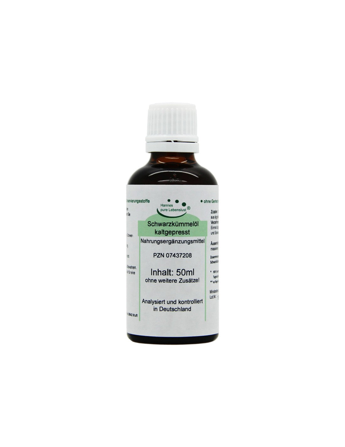 Schwarzkümmelöl - Κρύο μαύρο κύμινο, 50 ml σταγόνες EL Compra