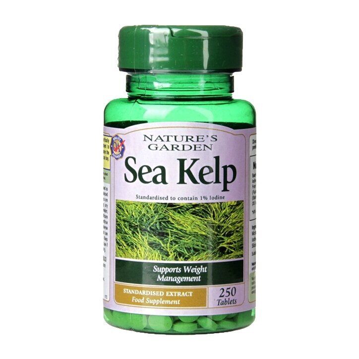 Sea Kelp (Sea Kelp) (φύκια, ιώδιο 15mg) 525mg 250 δισκία Holland & Barrett