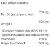 Sea Licious Omega 3 Belly To Baby DHA για έγκυες γυναίκες 816 mg 60 κάψουλες gel