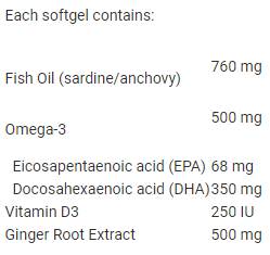 Sea Licious Omega 3 Belly to Baby DHA για έγκυες γυναίκες 816 mg 60 κάψουλες πηκτής