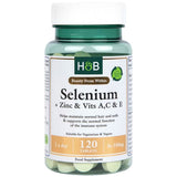 Selenium 100 mcg + ψευδάργυρο & vits a, c & e - 120 δισκία