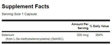 Selenium 200 MCG - 120 κάψουλες