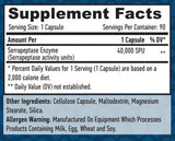Serrapeptase/40000 SPU/90 VCAP