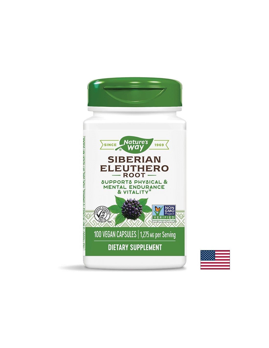 Siberian Eleuthero 425 mg - 100 κάψουλες