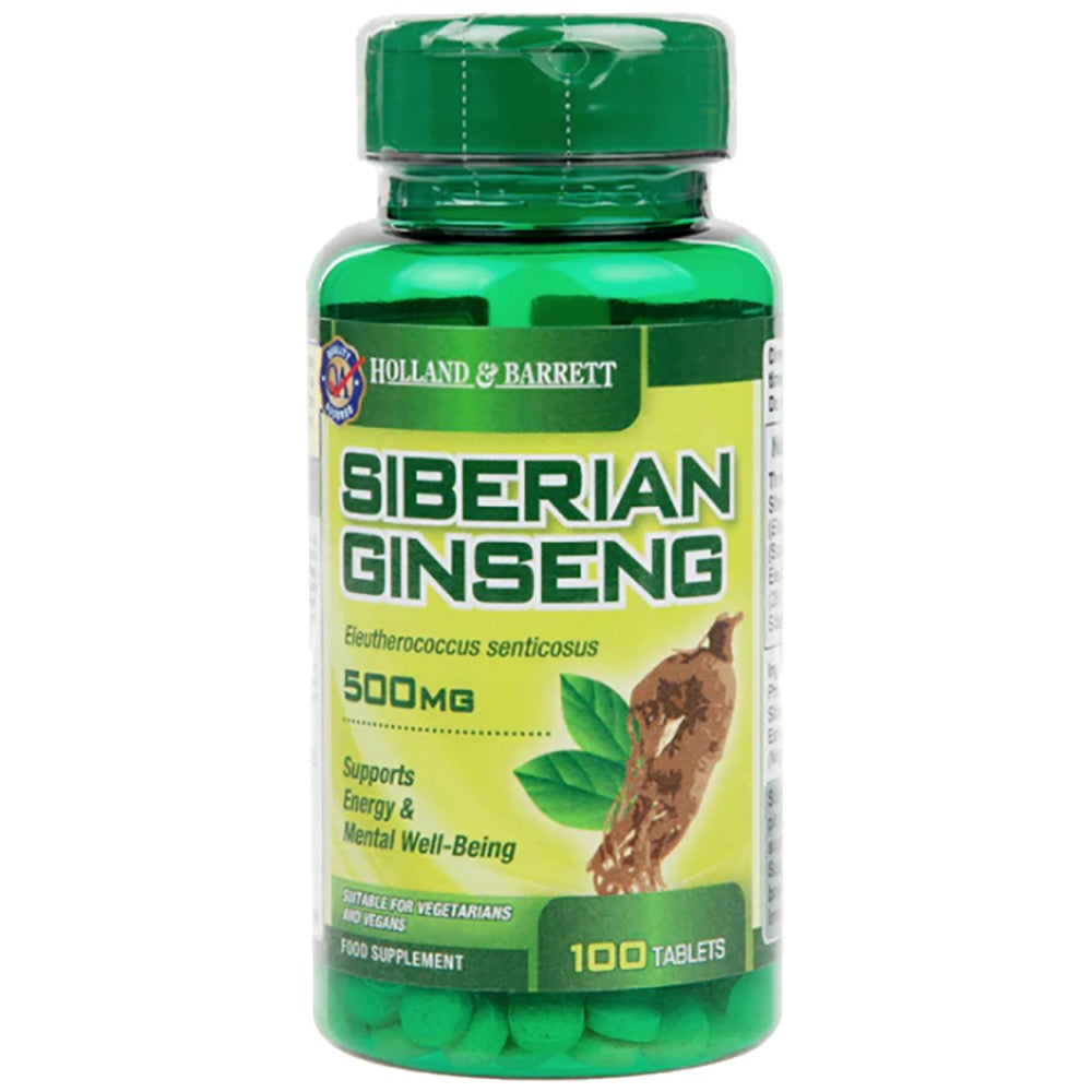 Siberian Ginseng 500 mg 100 δισκία