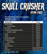Θραυστήρας κρανίου | Stim-Free Pre-Workout 350 γραμμάρια