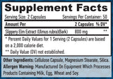 Slippery Elm 400mg./100 VCAPs.