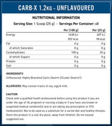 Carb-X | 100% κυκλικοί υδατάνθρακες δεξτρίνης - 300 γραμμάρια