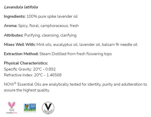 Λεβάντα Spike | 100% Pure Lavandula latifolia - 30 ml