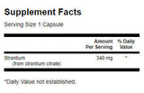 Κιτρικό στροντίου 340 mg - 60 κάψουλες