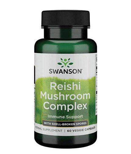 Σούπερ ισχυρό συγκρότημα μανιταριών Reishi 500 mg - 60 κάψουλες